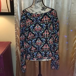 3/$20  LOFT floral Blouse Size XL